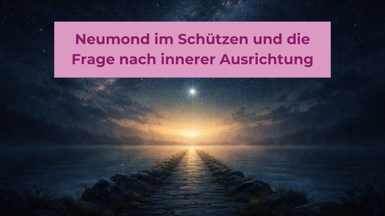 Neumond im Schützen die Frage nach innerer Ausrichtung Neumond im Schützen - Die Frage nach innerer Ausrichtung